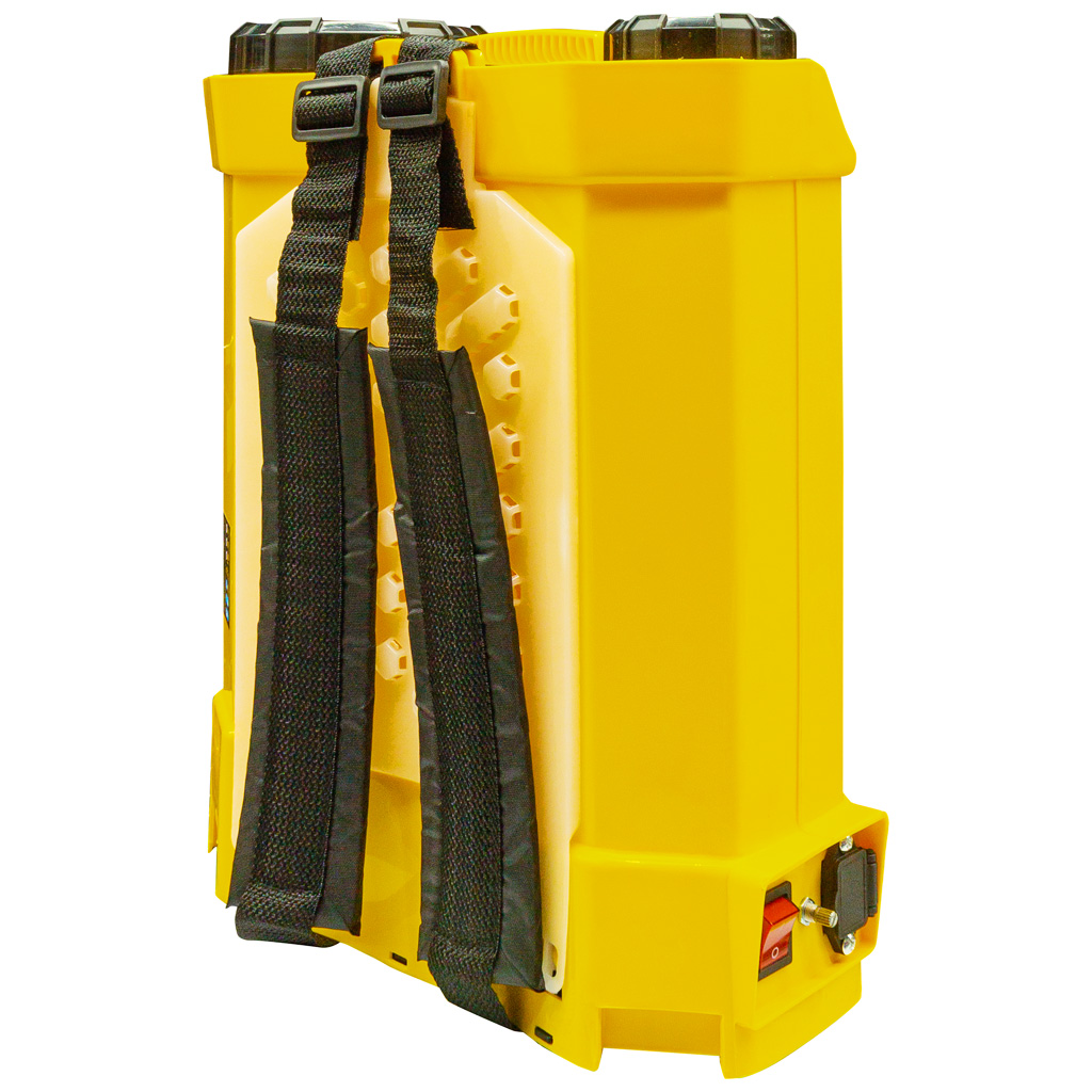 Ранцевый опрыскиватель Denzel D-12LA, аккумуляторный, щелочный, 12л