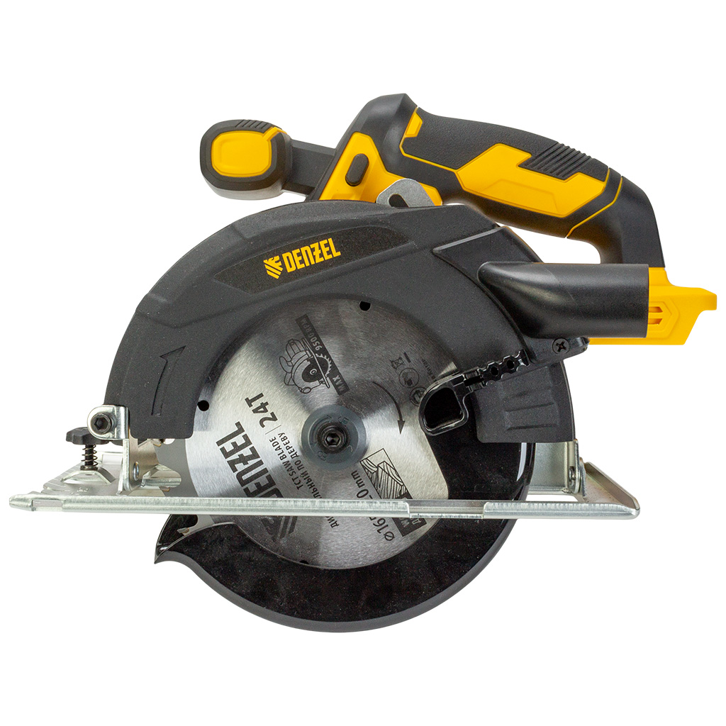 Пила циркулярная Denzel CCSH-20-165, аккумуляторная, 20Вт