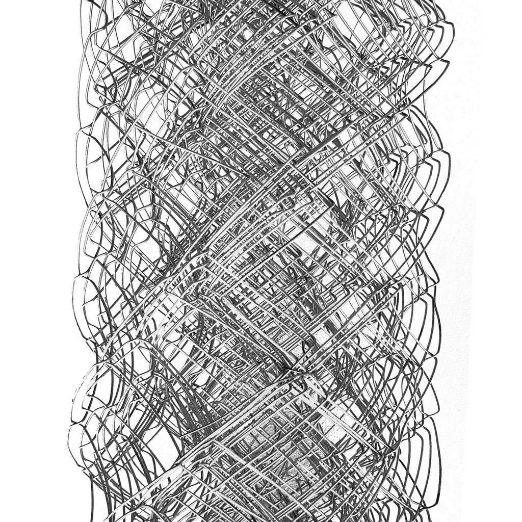Сетка рабица неоцинкованная, 75х75х1.5мм, h=1.5м, (рулон 10м) фото №1