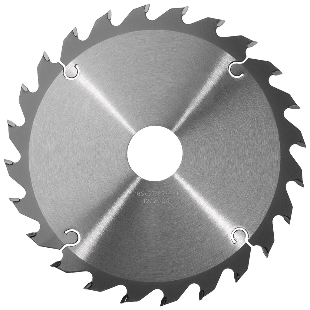 Диск пильный Hanskonner, по дереву, 165х30/20мм, 24 зубьев
