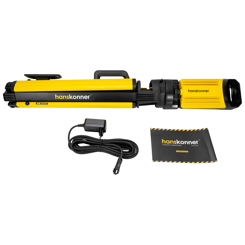 Мачта осветительная аккумуляторная Hanskonner, 50Вт, 5000лм, 5000К, 3 режима