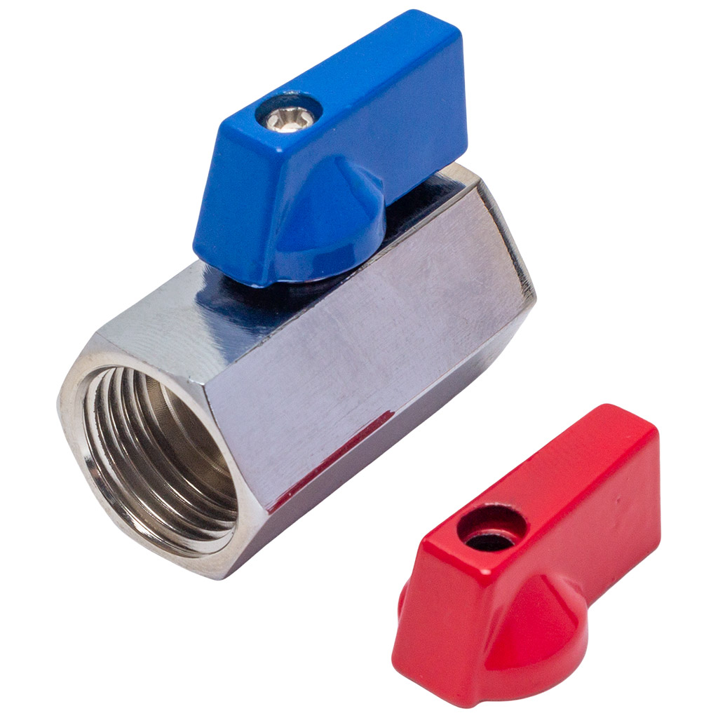 Кран шаровый для воды TIM Mini, 1/2" г-г