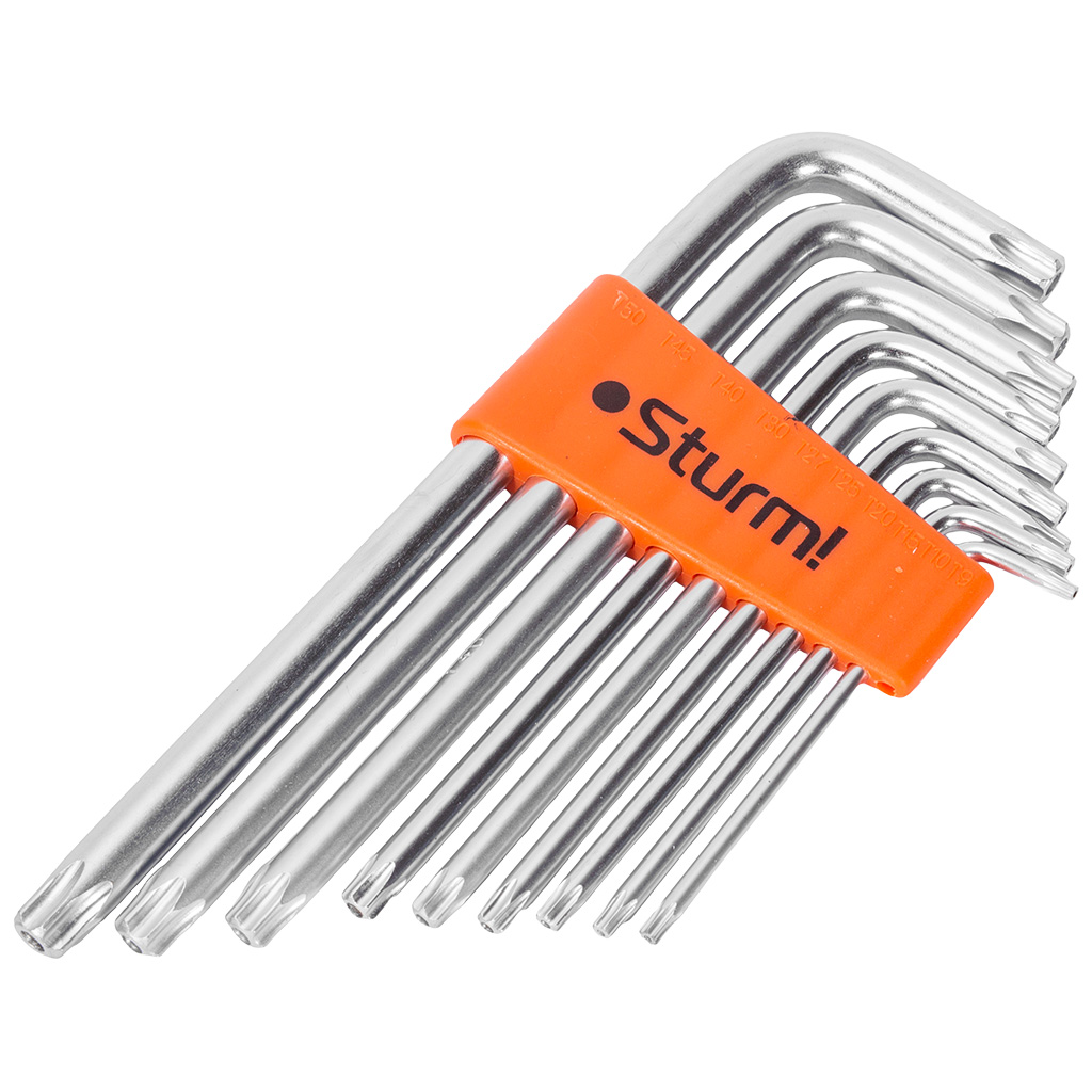 Набор ключей имбусовых Sturm! 1045-04-9x9-TL, Cr-V, 9 предметов