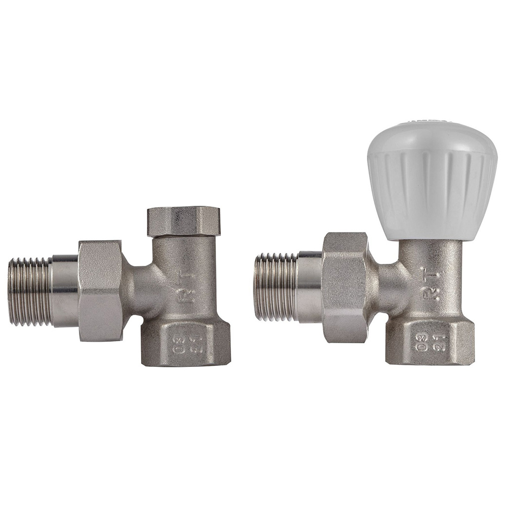 Набор ручной ругелировки радиатора Royal Thermo, угловой, 1/2"