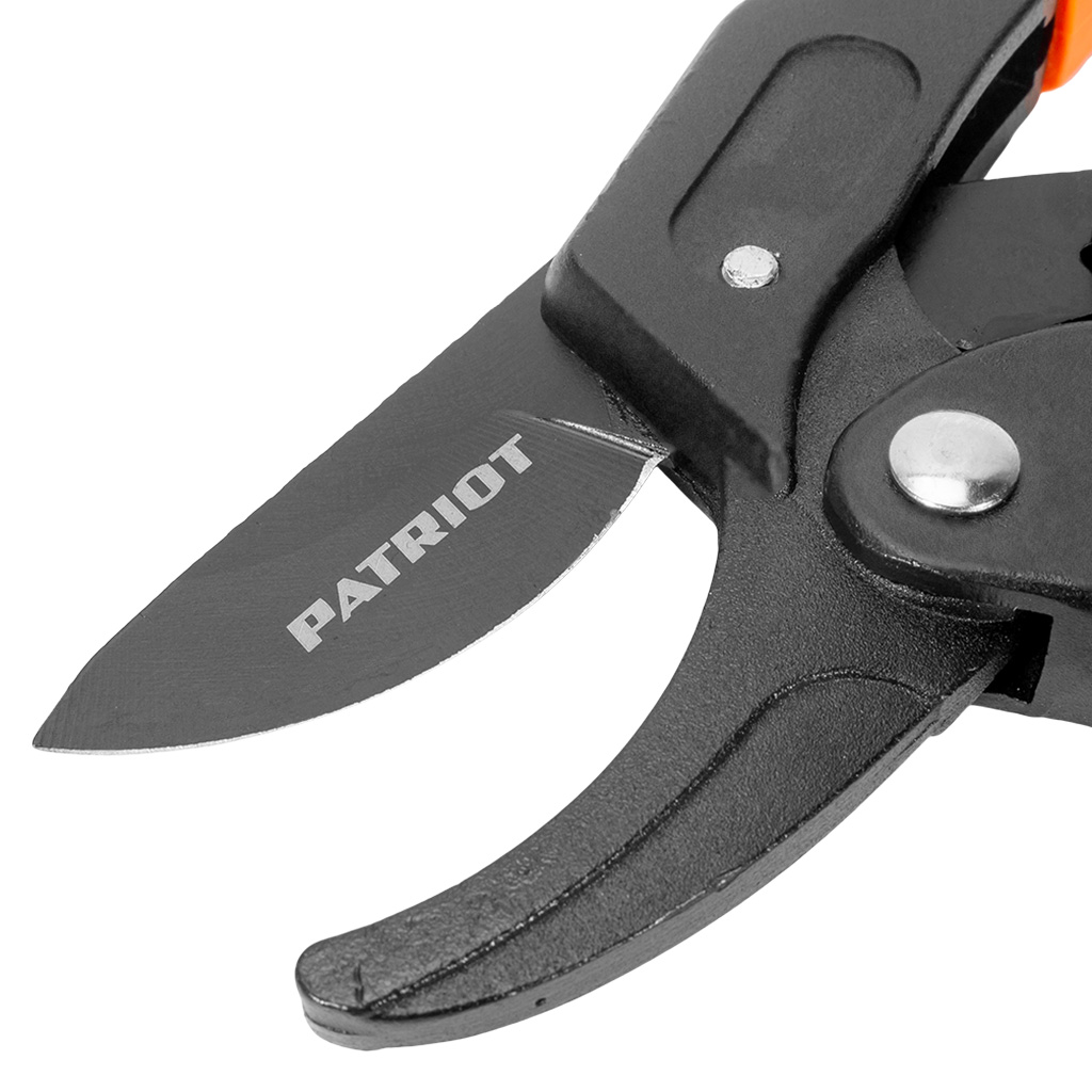 Секатор Patriot PBP 205R, с храповым механизмом, контактный, 205мм