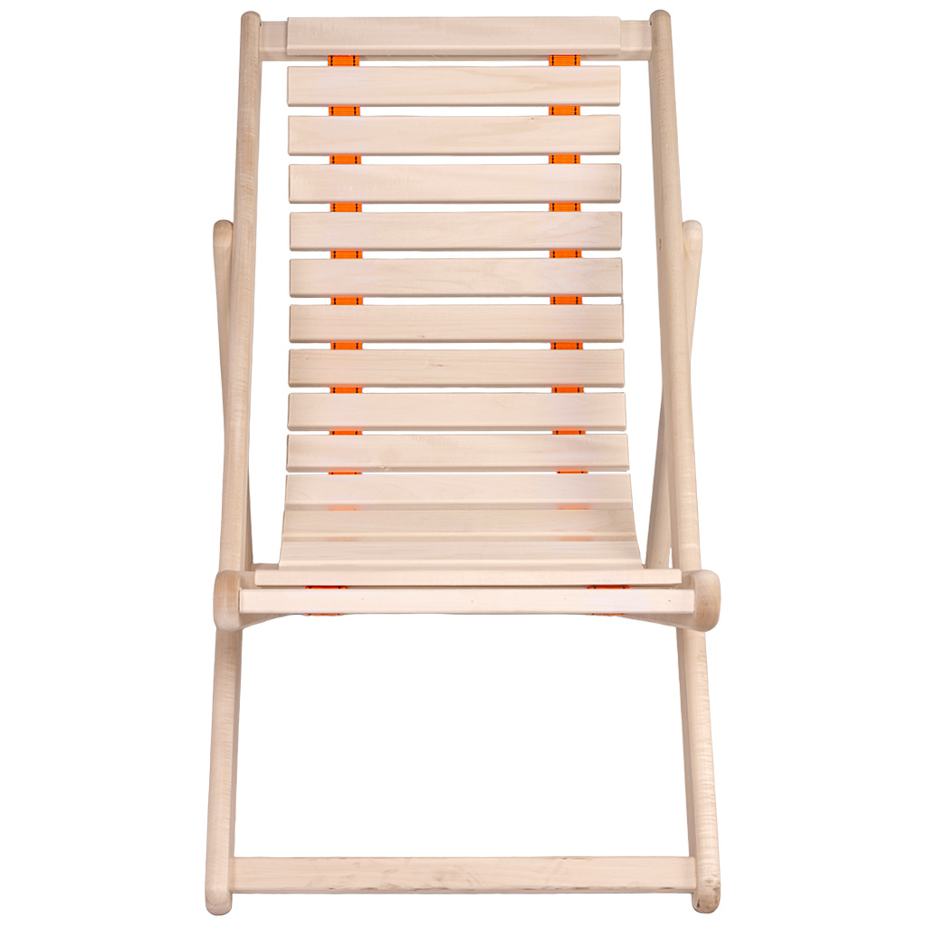 Шезлонг гибкий, 600мм х 750мм х 1600мм, липа