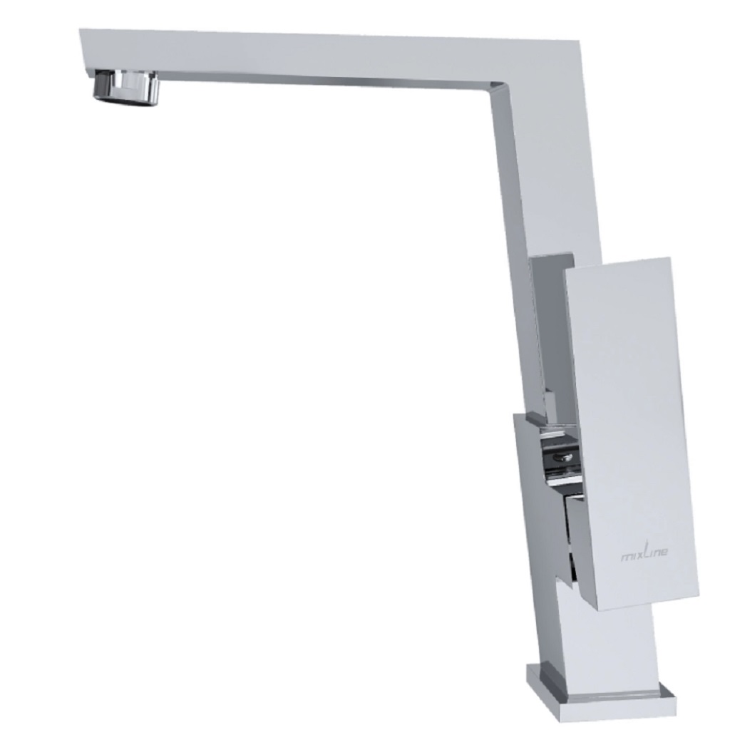 Смеситель Mixline ML20-032 Quadro, для кухни, хром