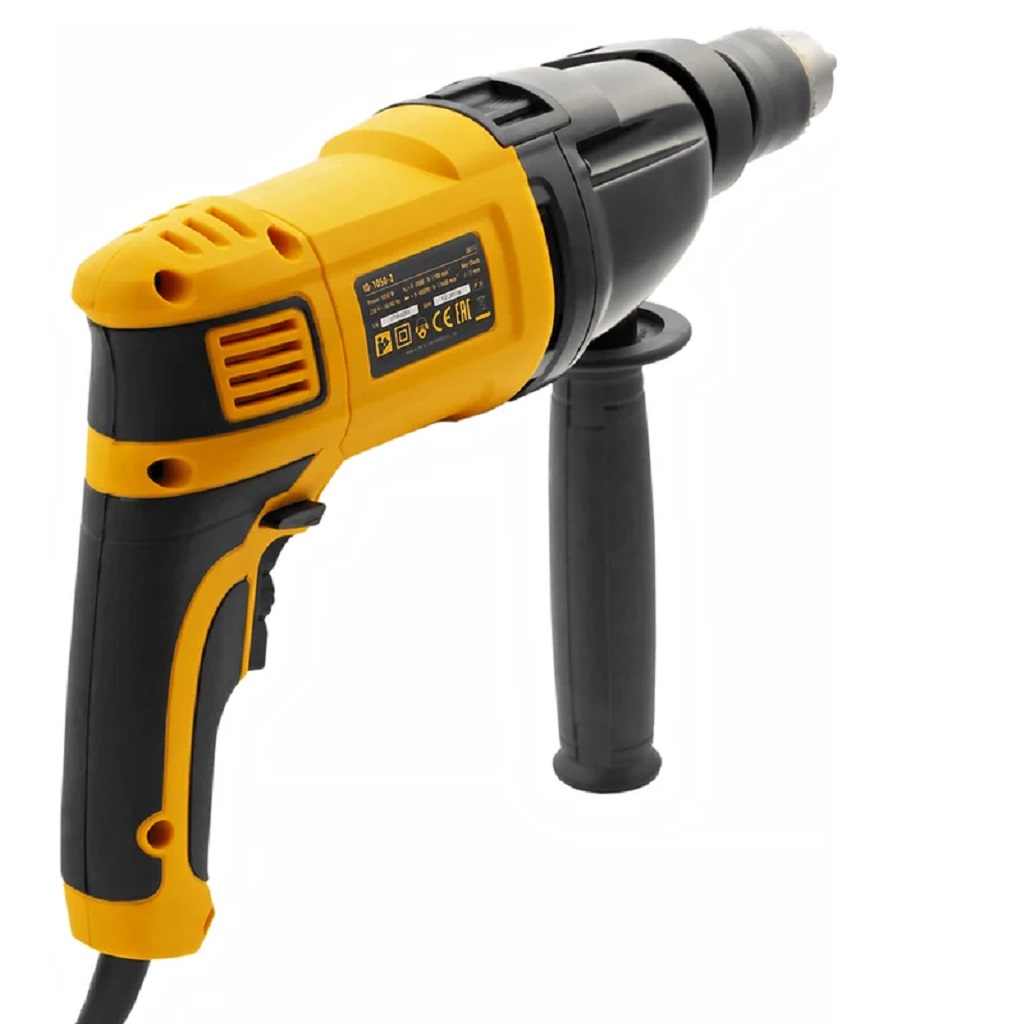 Дрель ударная Denzel ID-1050-2, 1050Вт