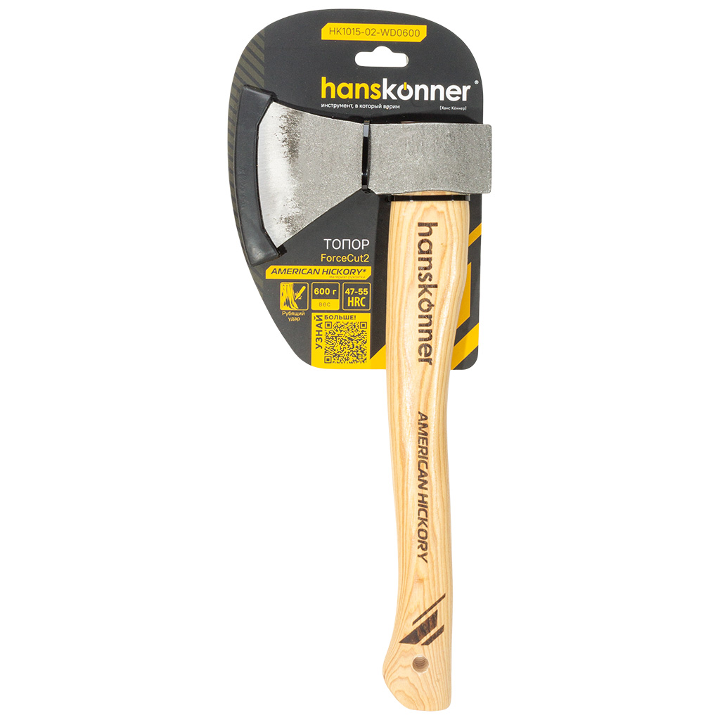 Топор Hanskonner, с деревянной рукояткой, 0.6кг