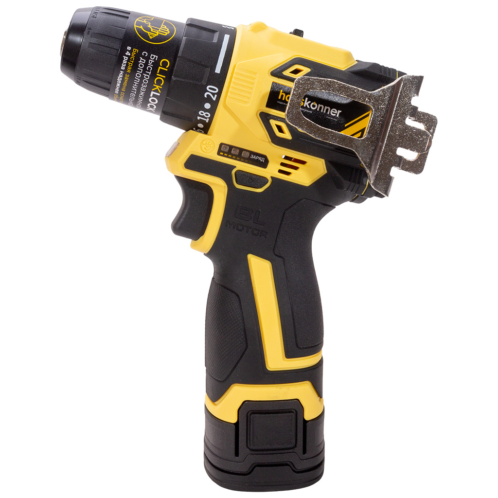 Дрель-шуруповерт Hanskonner аккумуляторная HCD1645BLC, 14,4В