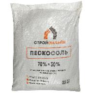 Противогололедная песчано-солевая смесь 30%,х70%, 25кг цены в Воронеже