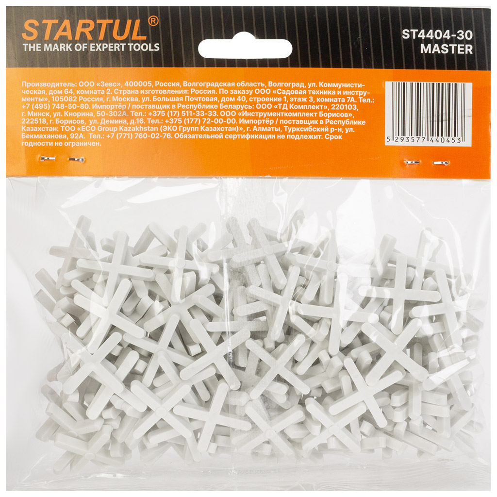Крестики для кафеля Startul Master, 3.0мм,200 шт