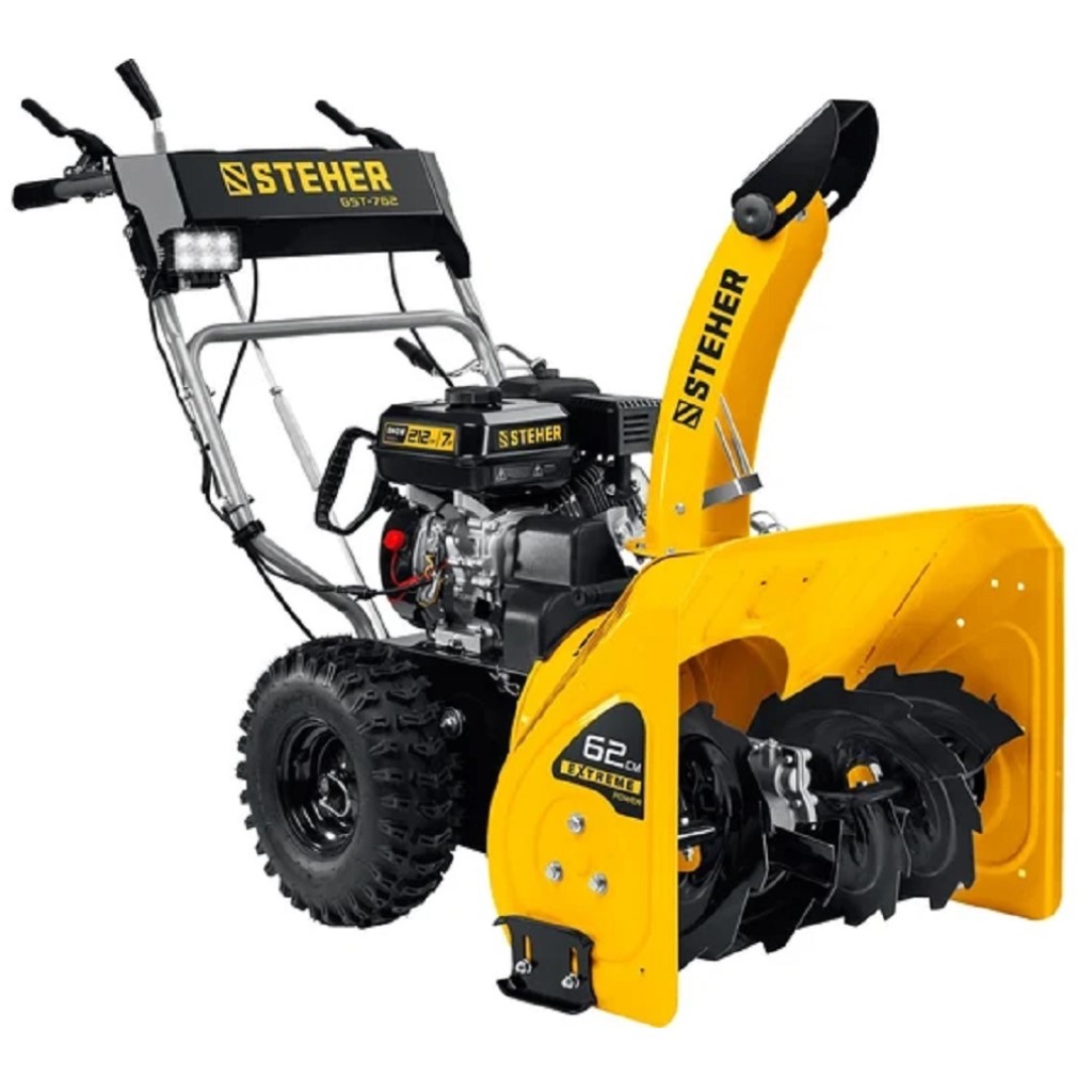 Снегоуборочная машина бензиновая Steher Extrem GST-762, ручной старт