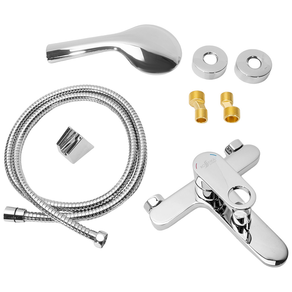 Смеситель Rossinka RS33-31, для ванны, хром