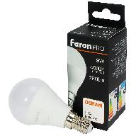 Лампа светодиодная Feron, шар, 9Вт, Е14 4000К цены в Воронеже