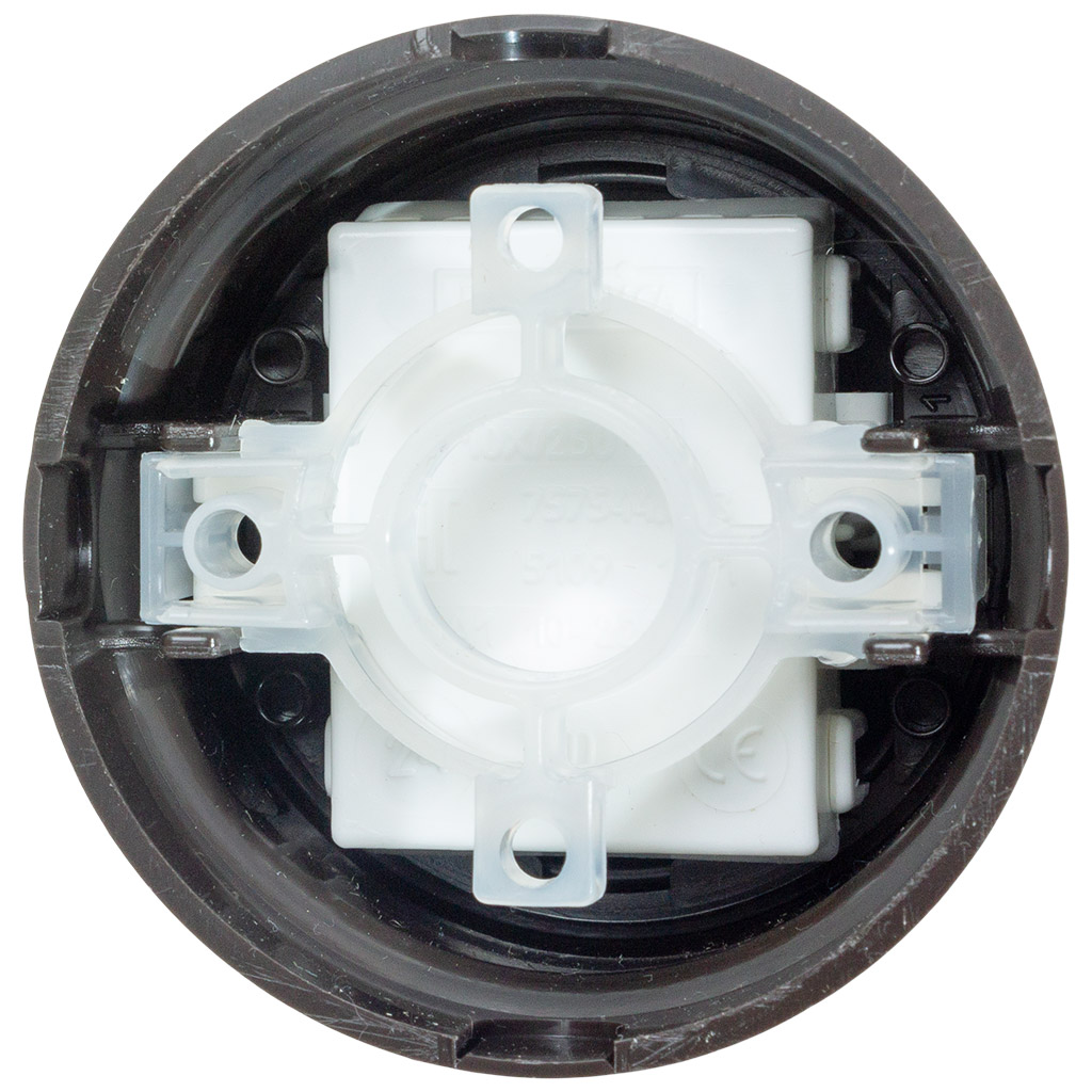 Выключатель открытой проводки Bylectrica Ретро, 1-клавишный, тумблерный, темный шоколад