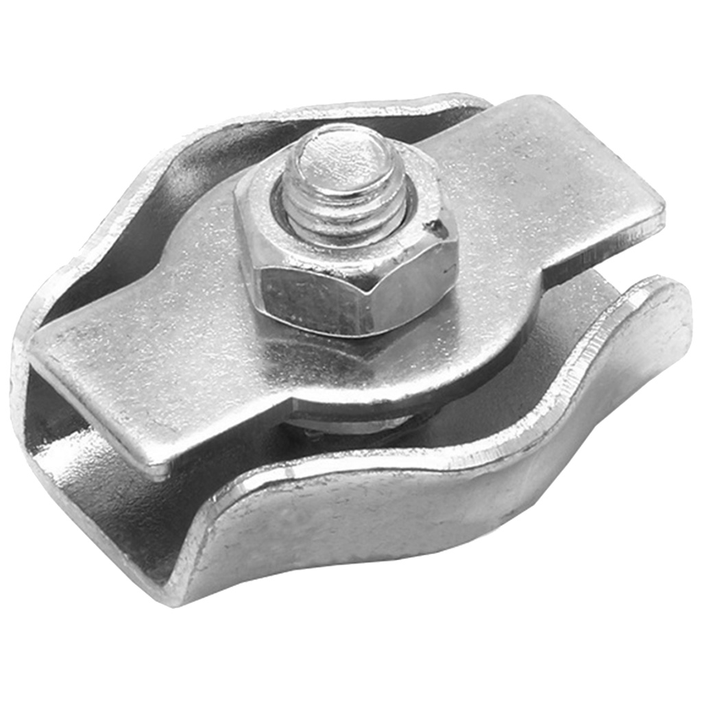 Зажим Fixbox Simplex, для стальных канатов, М 8, одинарный, 2шт/упак