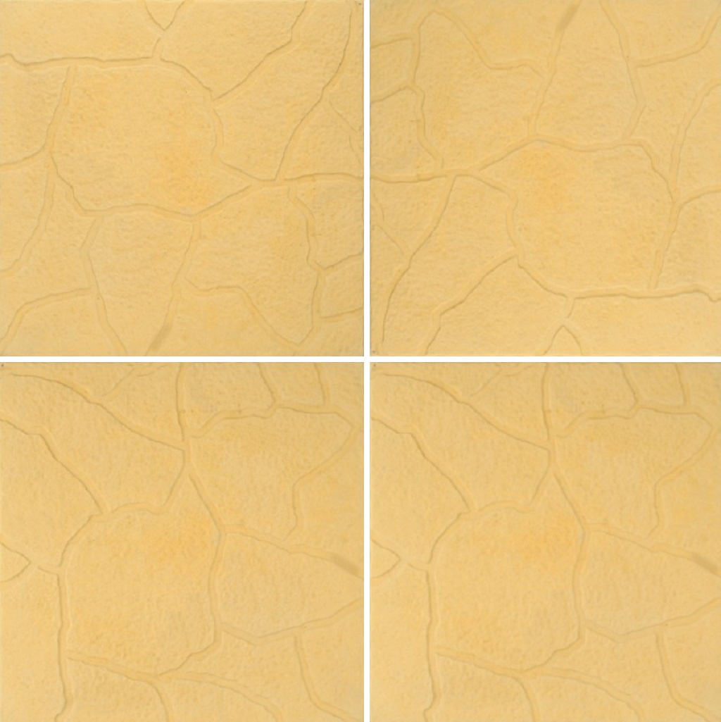 Плитка бетонная "Облака", 300х300мм, желтая