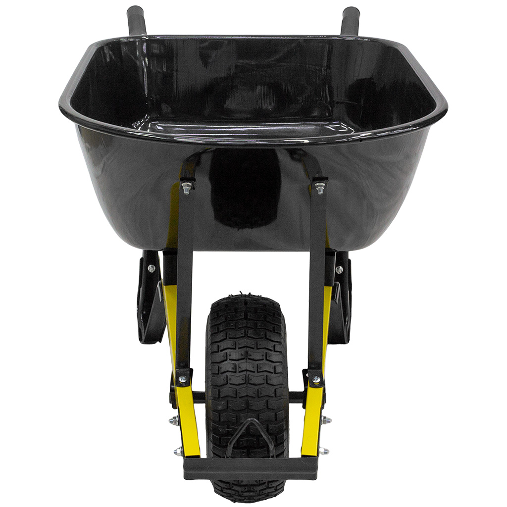 Тачка садово-строительная Denzel, 1-колесная, пневмо, 140л, 230кг