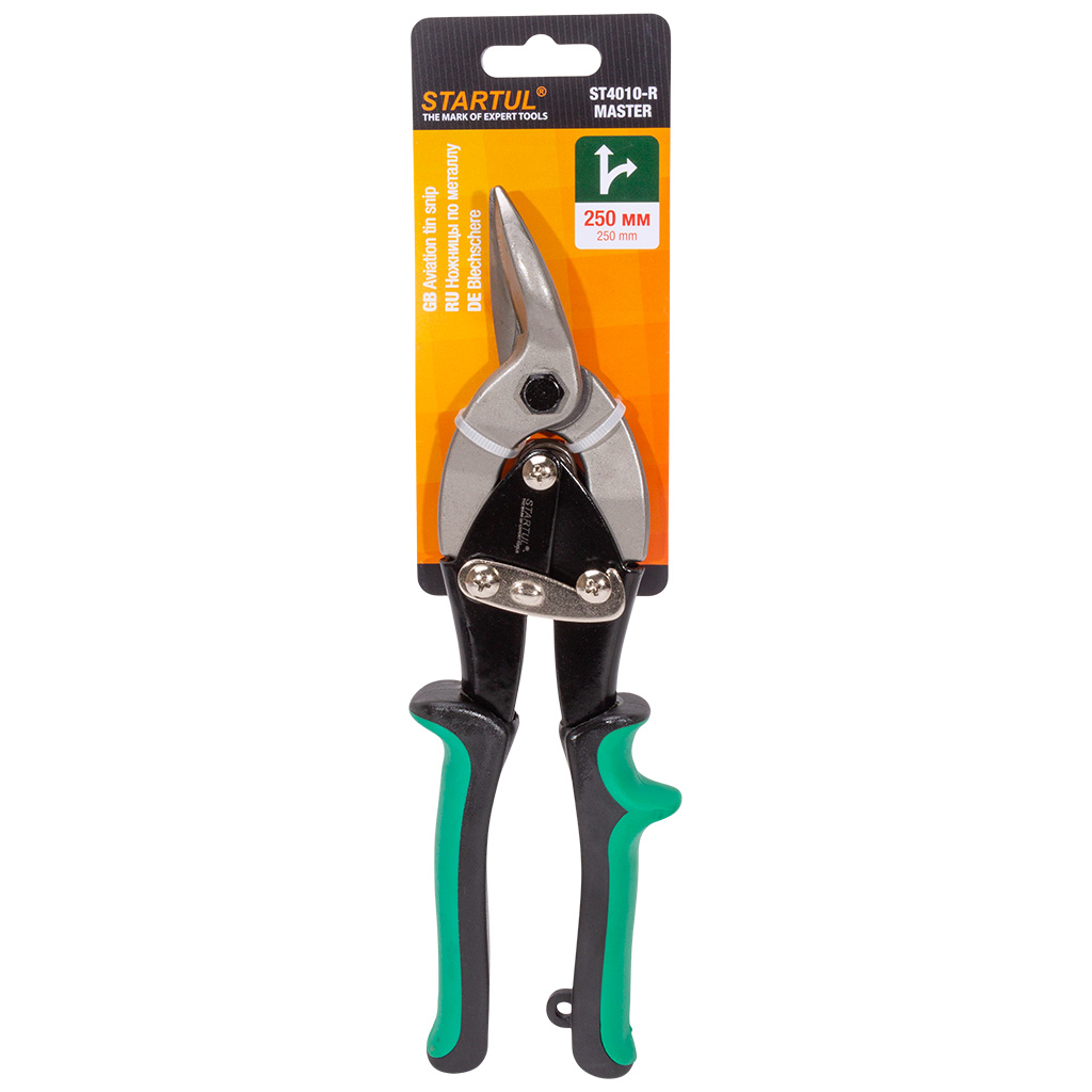 Ножницы по металлу Startul Master, правый рез, 250мм