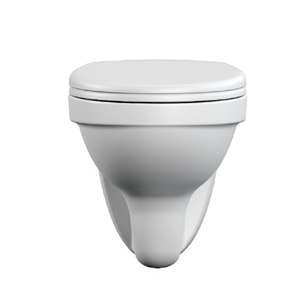 Унитаз подвесной Delfi Cersanit, ободковый, с плавным закрыванием