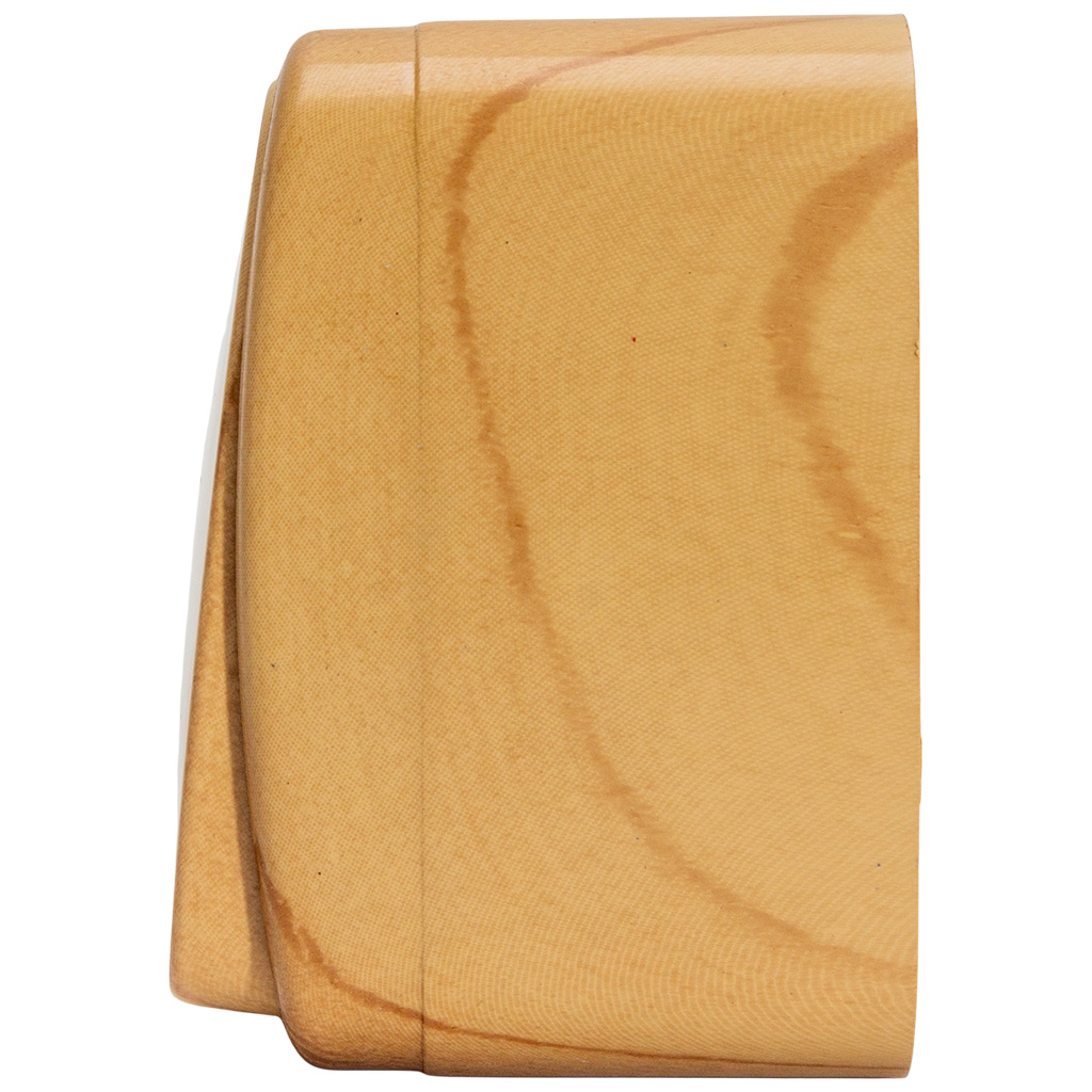 Выключатель открытой проводки EKF Минск, 2-клавишный, светлое дерево