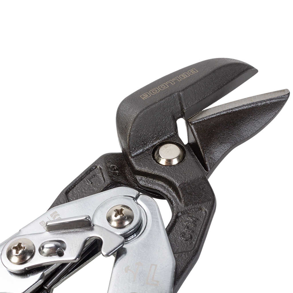 Ножницы по металлу Kraftool Bulldog, левый рез усиленные 260мм