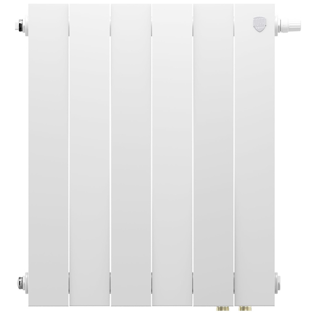 Радиатор Royal Thermo, PianoForte /Bianco Traffico, 6 секций, 500, биметалл