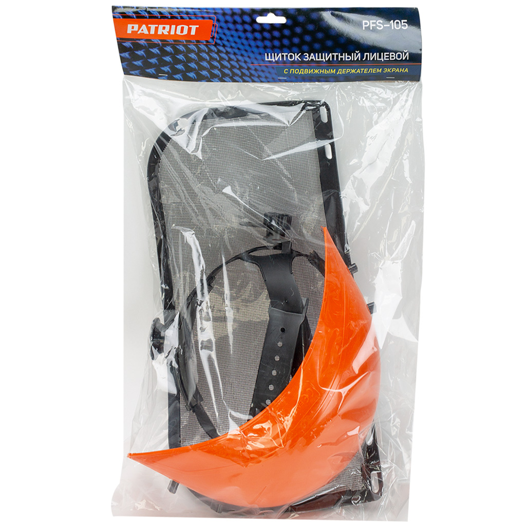 Щиток лицевой Patriot PFS-105, защитный, с сеткой