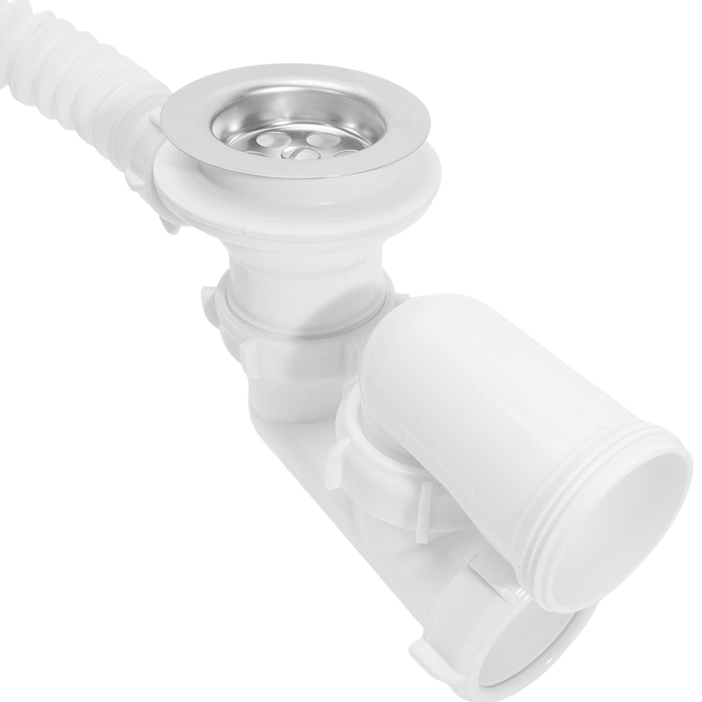 Сифон для ванны Aquant , регулируемый, с переливом, D40-40/50, L700мм