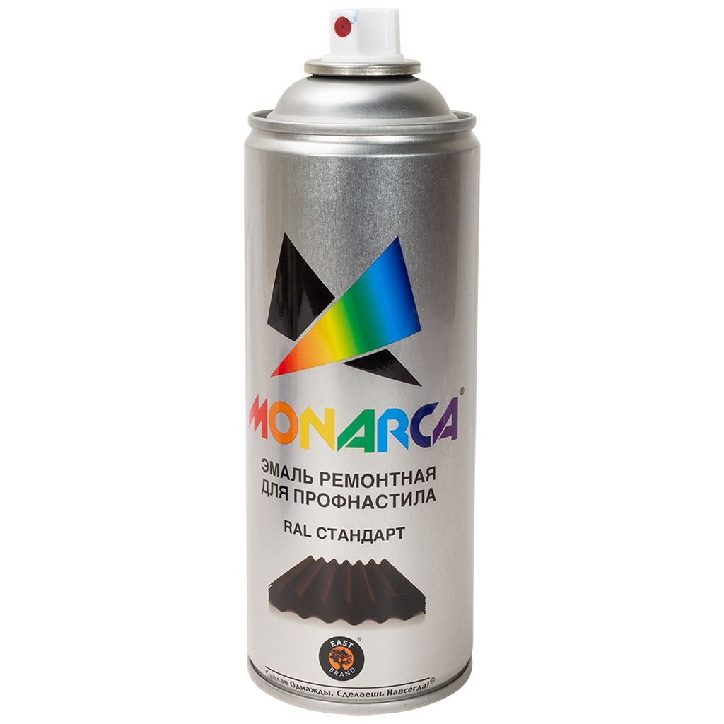 Эмаль аэрозольная Monarca, для профнастила, сигнальный синий, 520мл