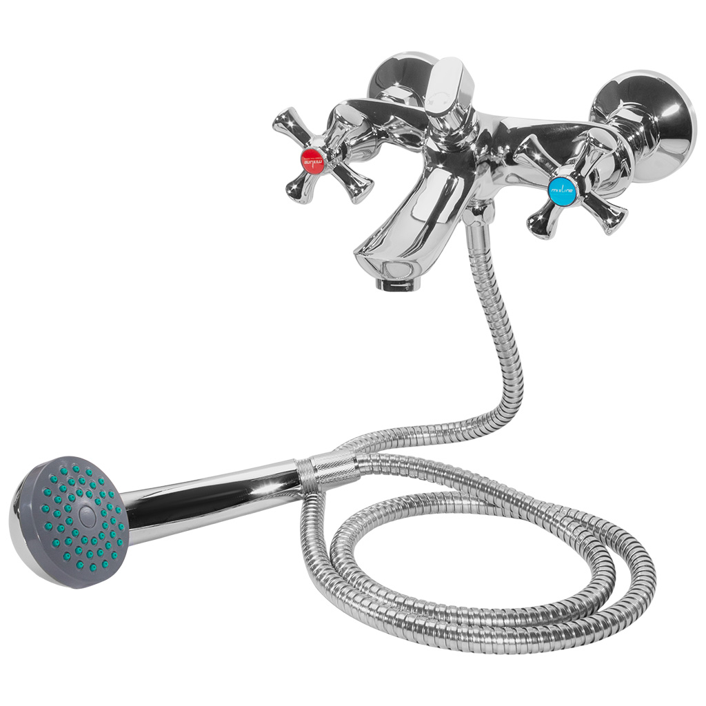 Смеситель для ванны Mixline ML10-01, хром