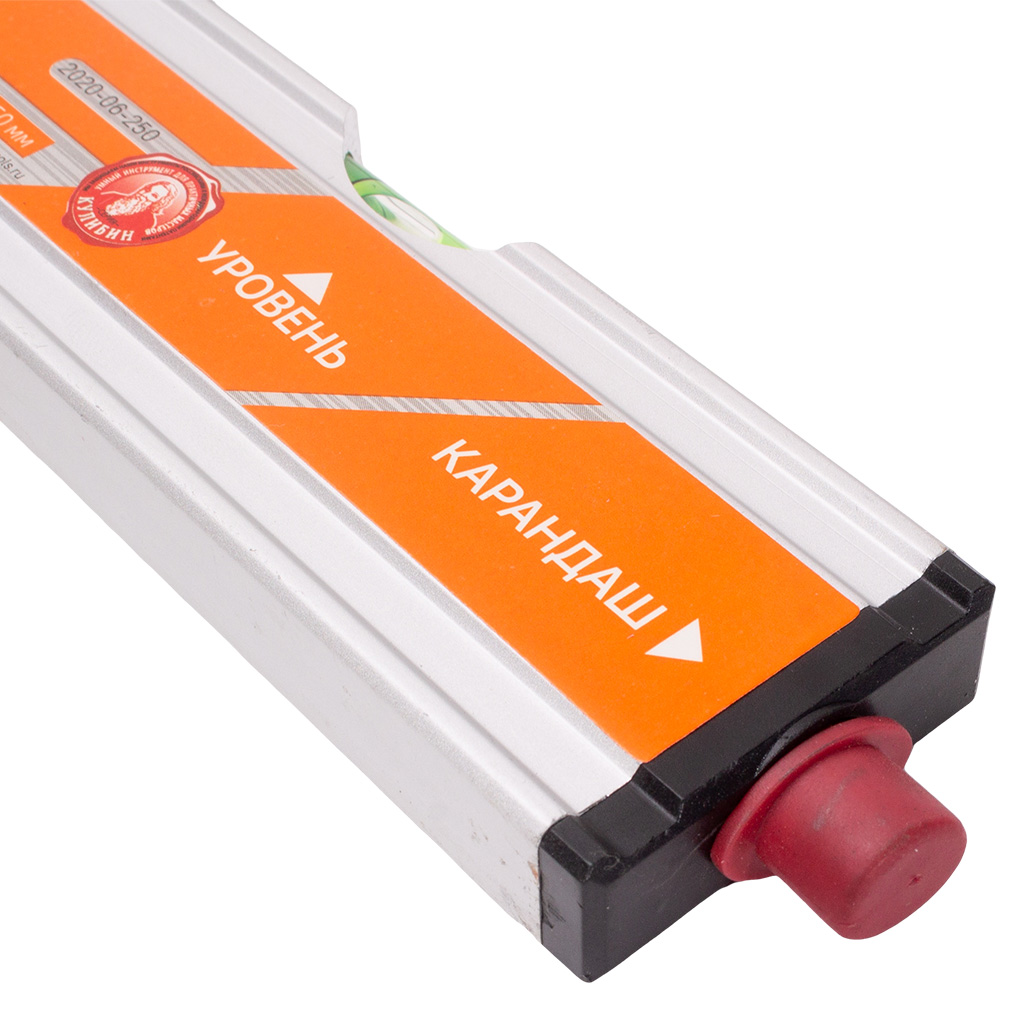 Угольник Sturm! с уровнем и карандашом, стальной, 250мм