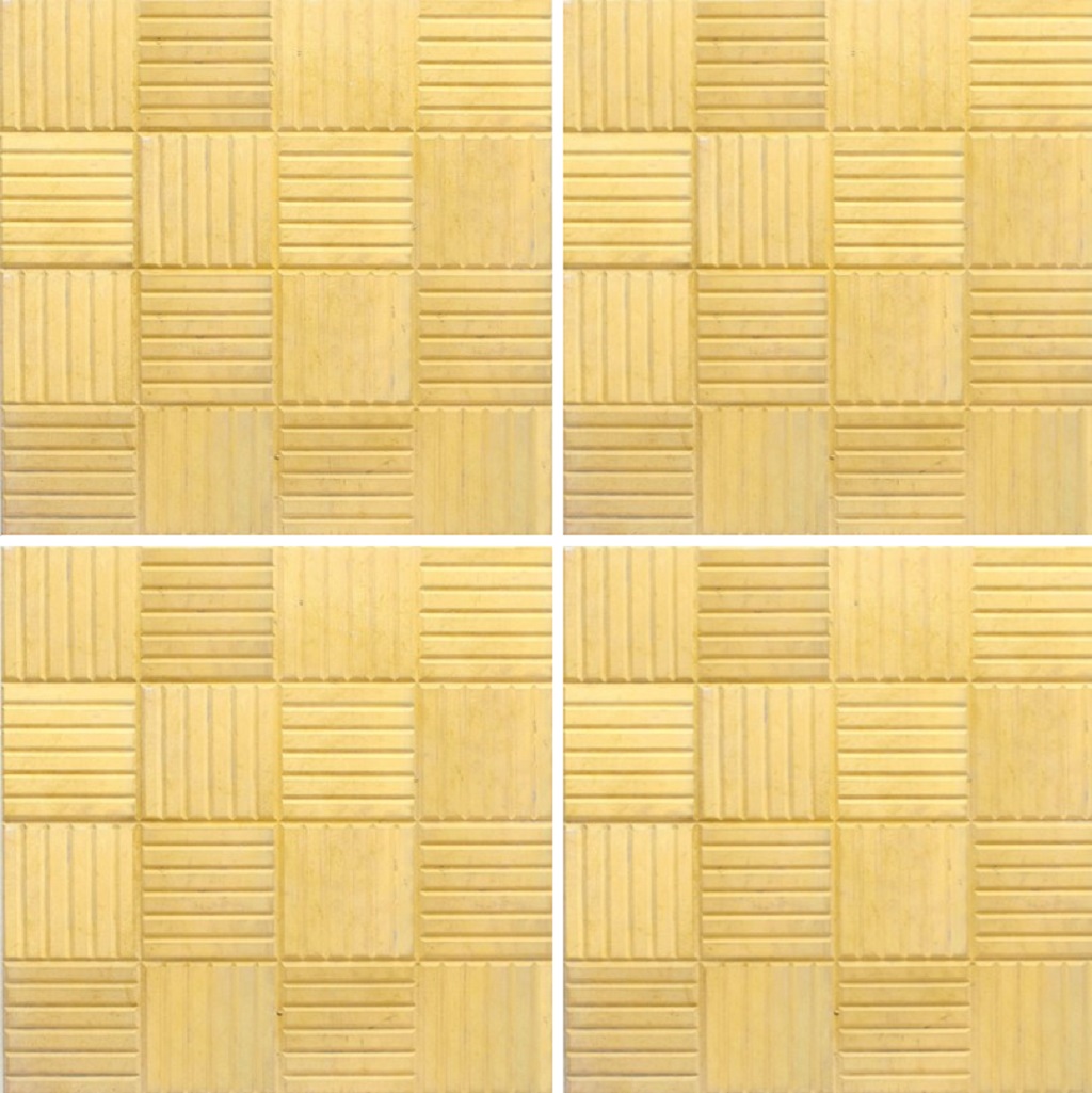 Плитка тротуарная "Паркет", 300х300мм, желтая