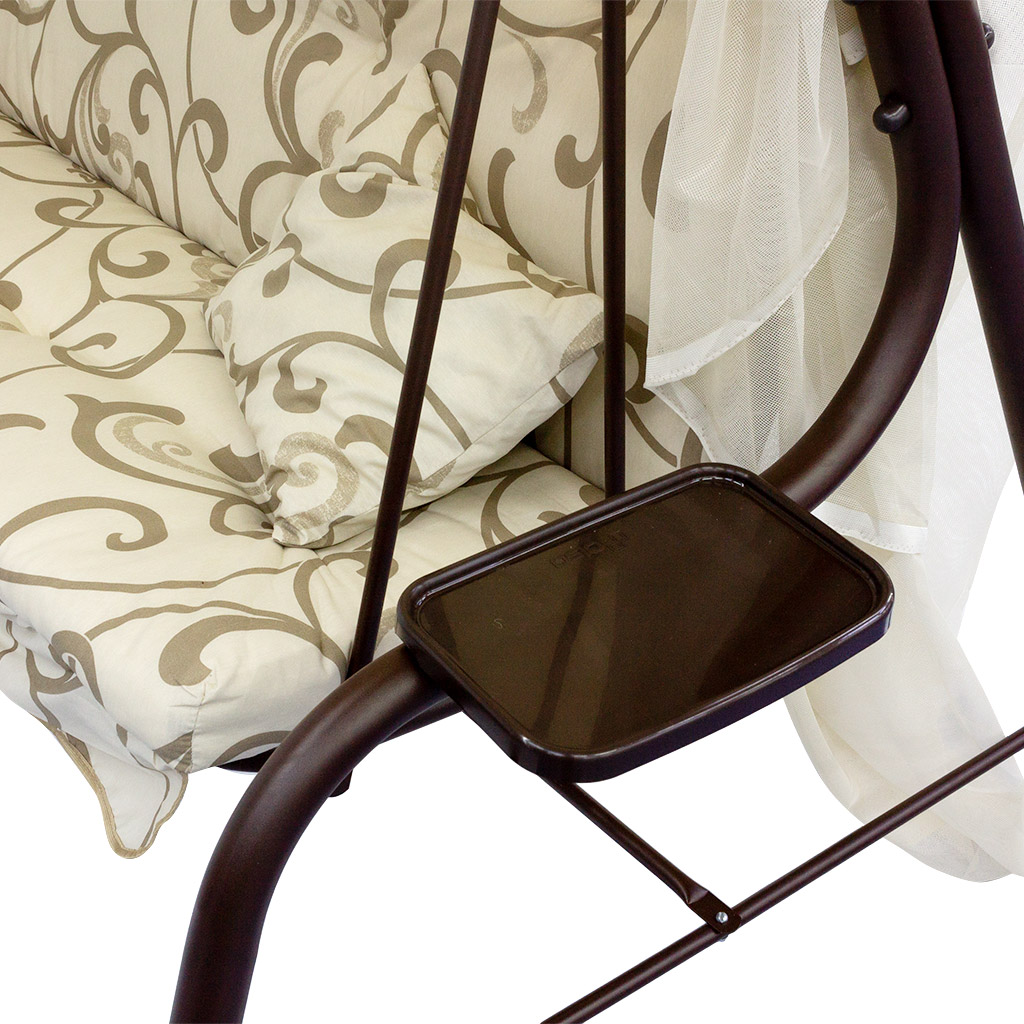 Качели садовые Варна с1103, 3-х местные, 2310х1260х1480мм