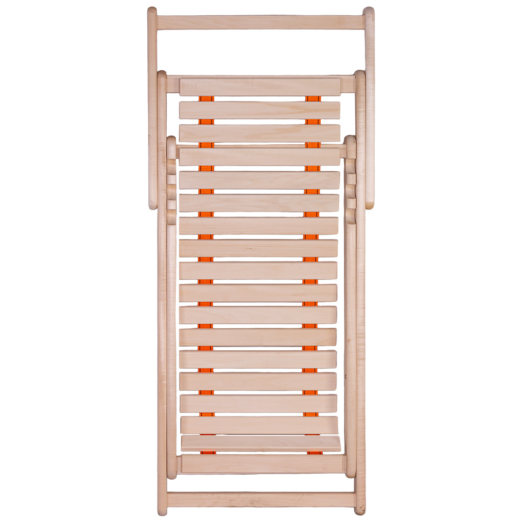 Шезлонг гибкий, 600мм х 750мм х 1600мм, липа