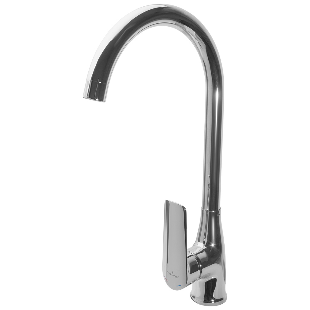 Смеситель для кухни Mixline ML33-098GR, хром