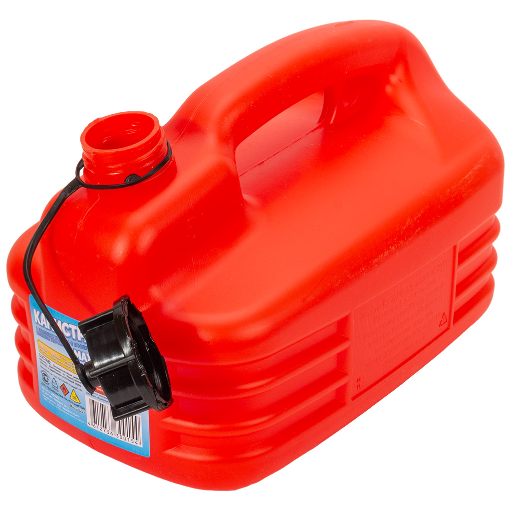 Канистра Мамонт, для ГСМ, пластик, 5л