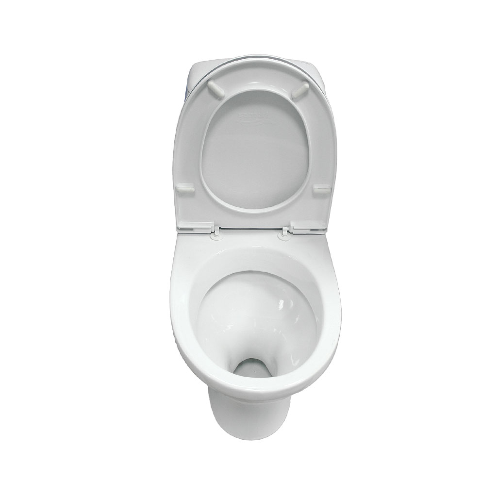 Унитаз-компакт Santeri Соната, нижняя подводка, выпуск косой