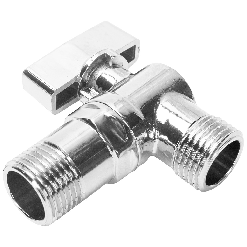 Кран шаровый для воды TIM, 1/2" х 1/2" ш-ш, угловой