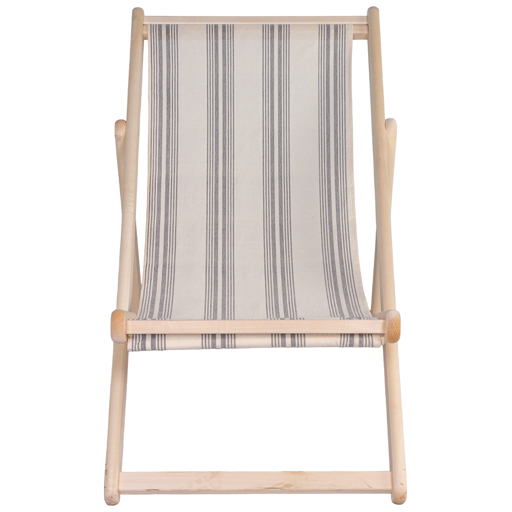 Шезлонг гибкий на ткани, 600мм х 750мм х 1600мм, липа