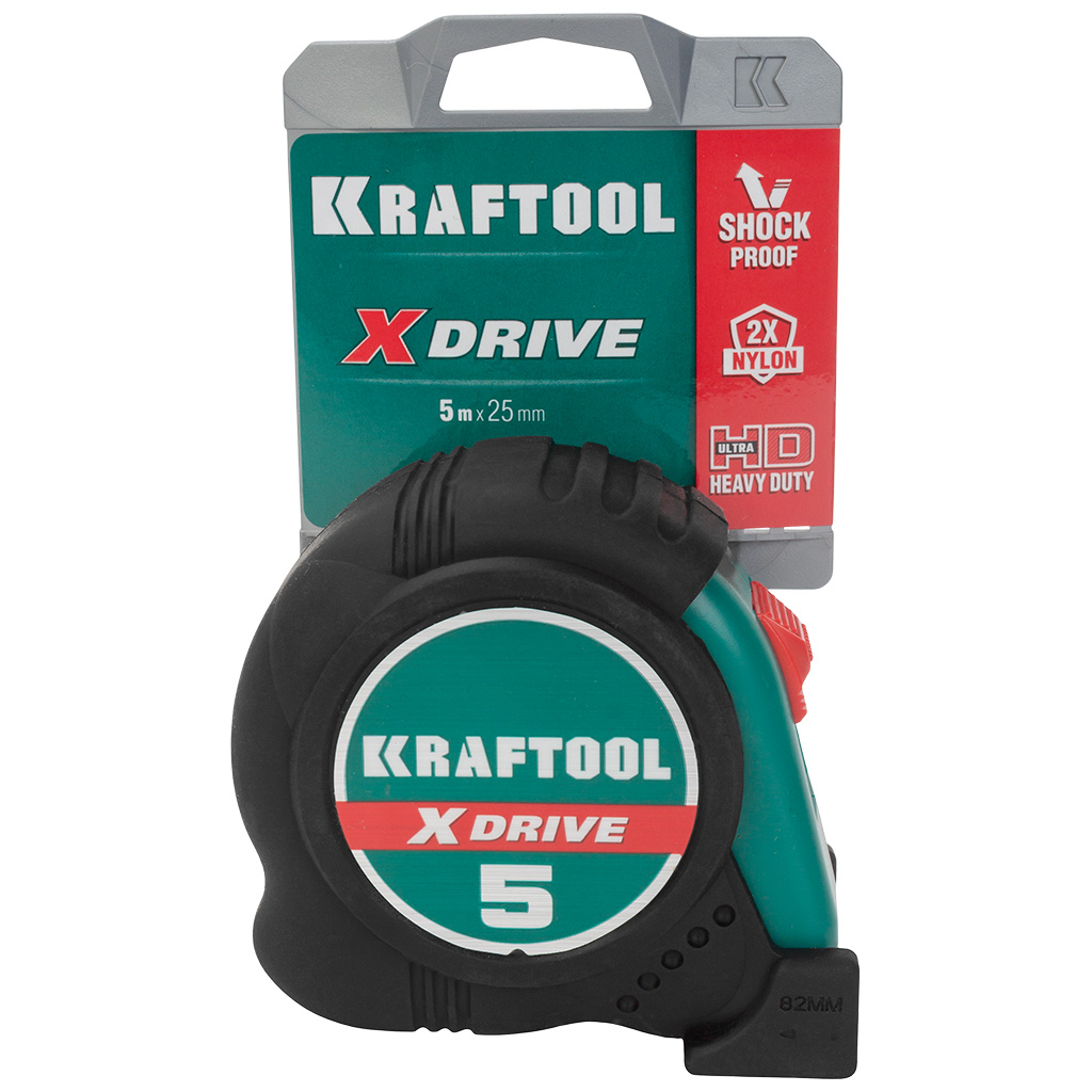Рулетка  Kraftool X-Drive, 5м х25мм