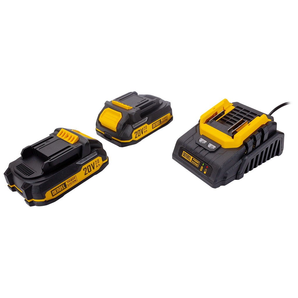 Дрель-шуруповерт аккумуляторная Denzel CDH-BL-20, 20В