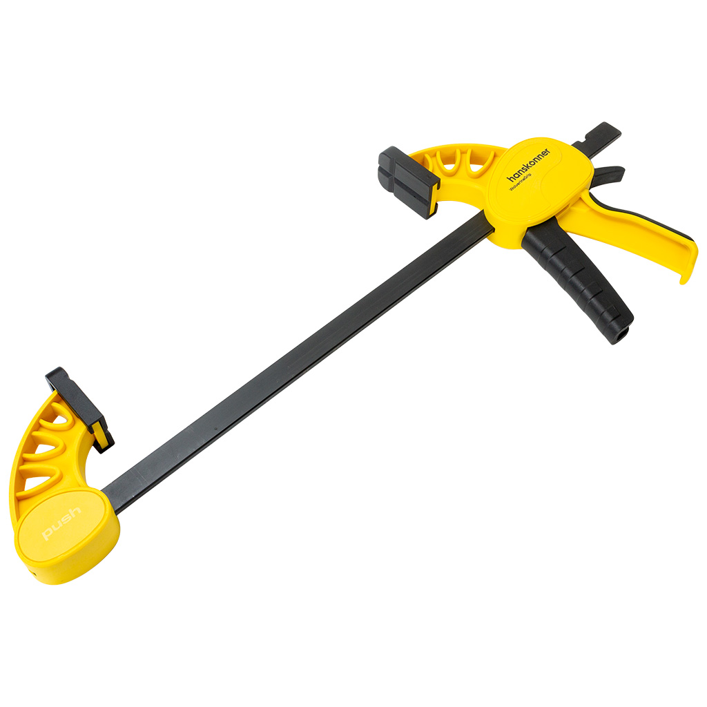 Струбцина пистолетная Hanskonner, нейлоновая, 300мм