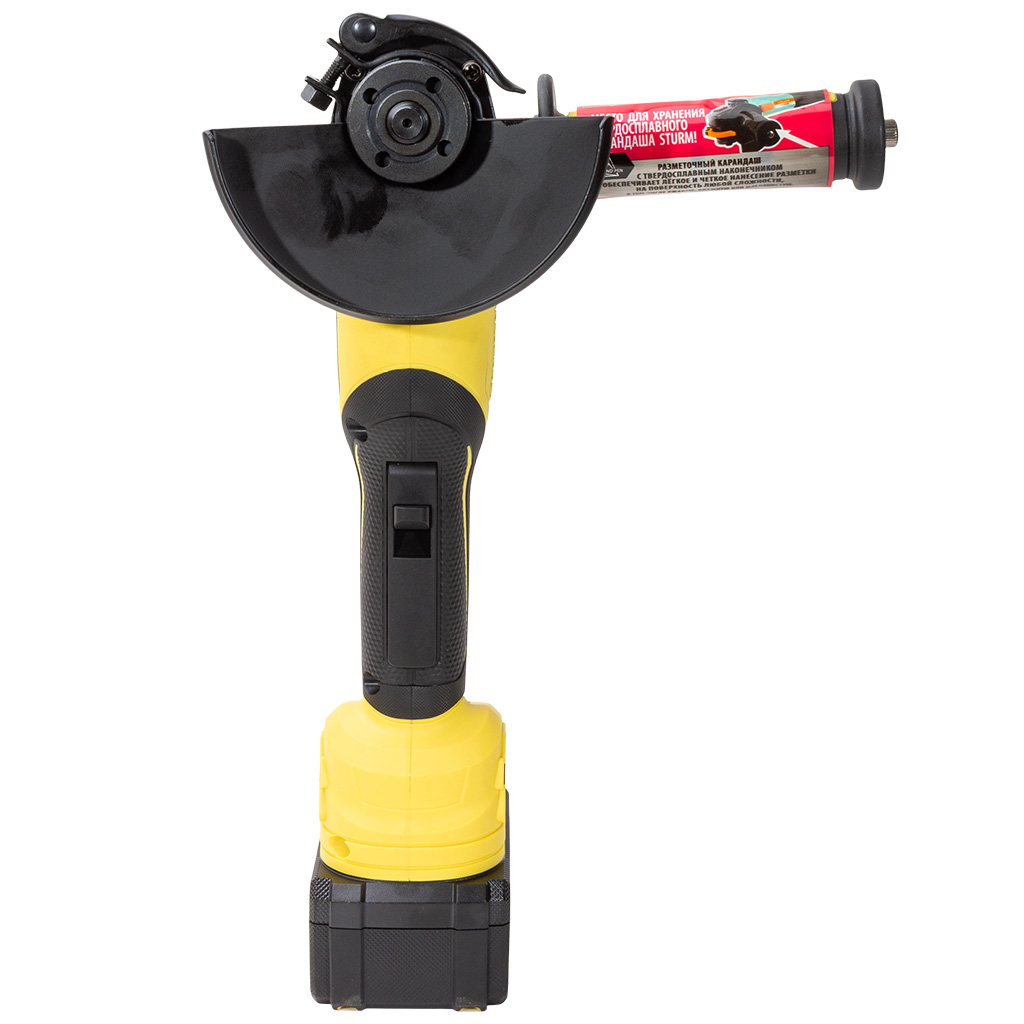 Углошлифовальная, аккумуляторная машина Hanskonner HAG1812E, d-125мм, 18В