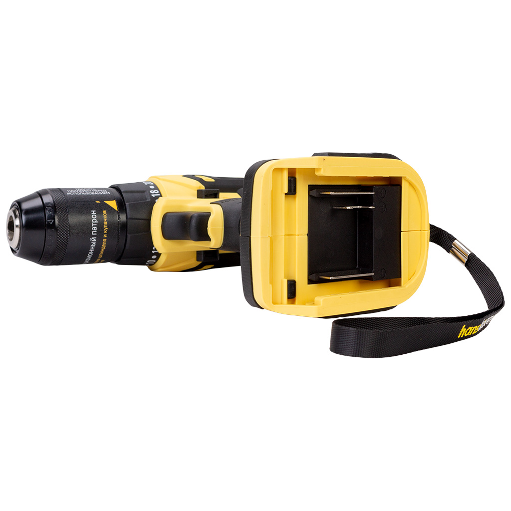 Дрель-шуруповерт Hanskonner, аккумуляторная, с бесщеточным двигателем, 18В, 1BatterySystem