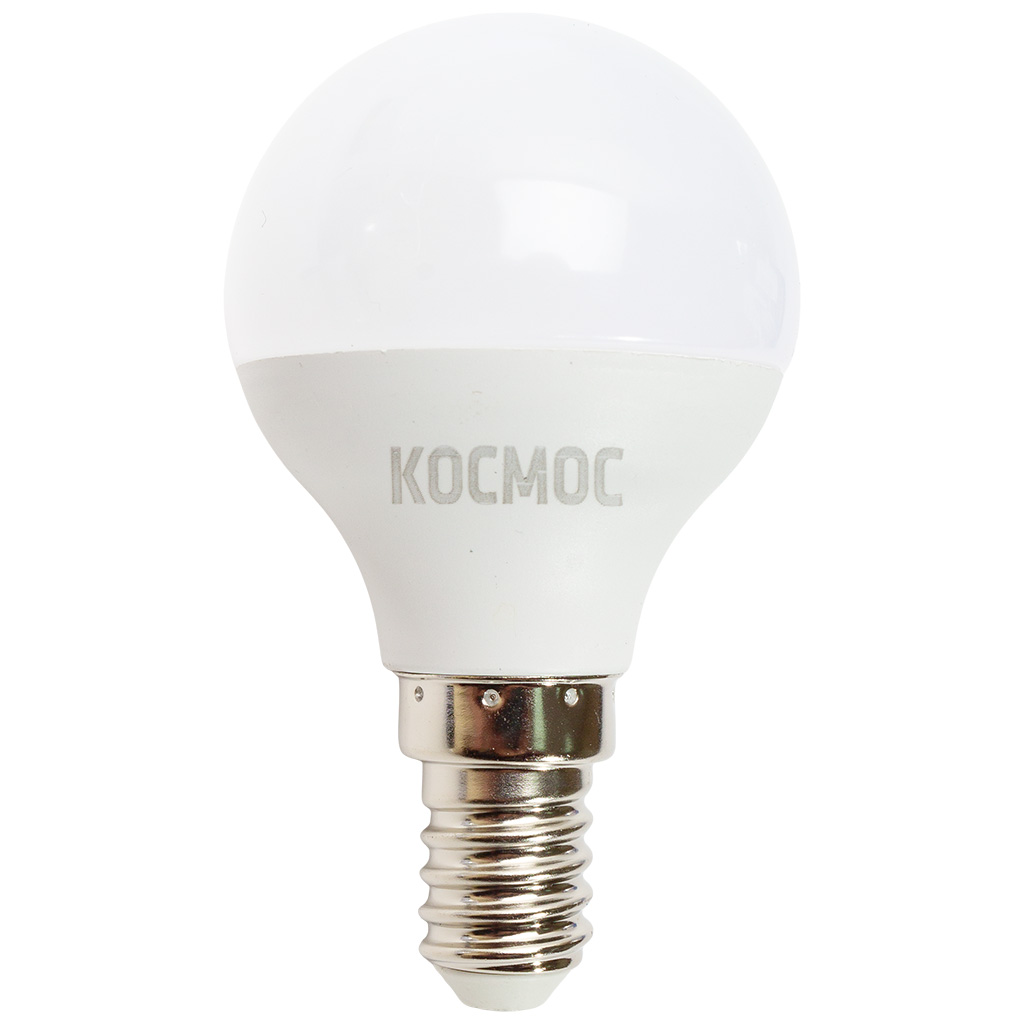 Лампа светодиодная Космос, шар, 7.5Вт, Е14, 6500К