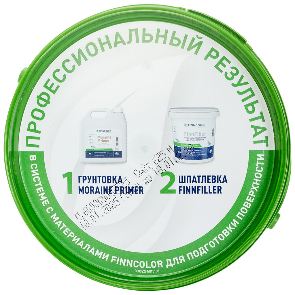 Краска водно-дисперсионная Finncolor Oasis hall/office, для стен и потолка, матовая, база А, 0.9л.