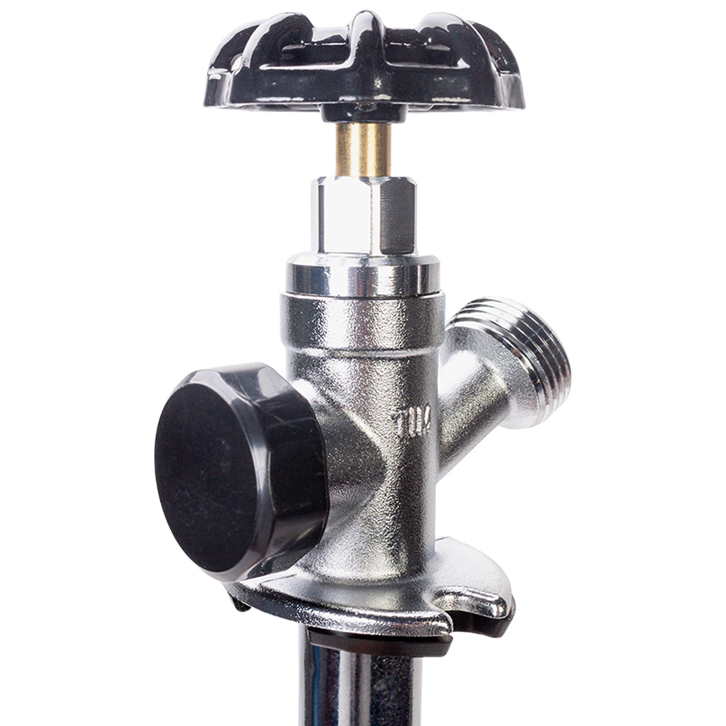 Кран незамерзающий для стен TIM, уличный, 450мм