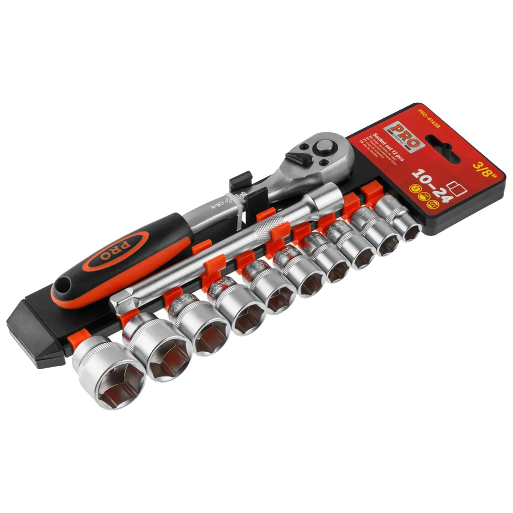 Набор торцевых головок Startul Pro, 12 предметов, 3/8" 10-24мм